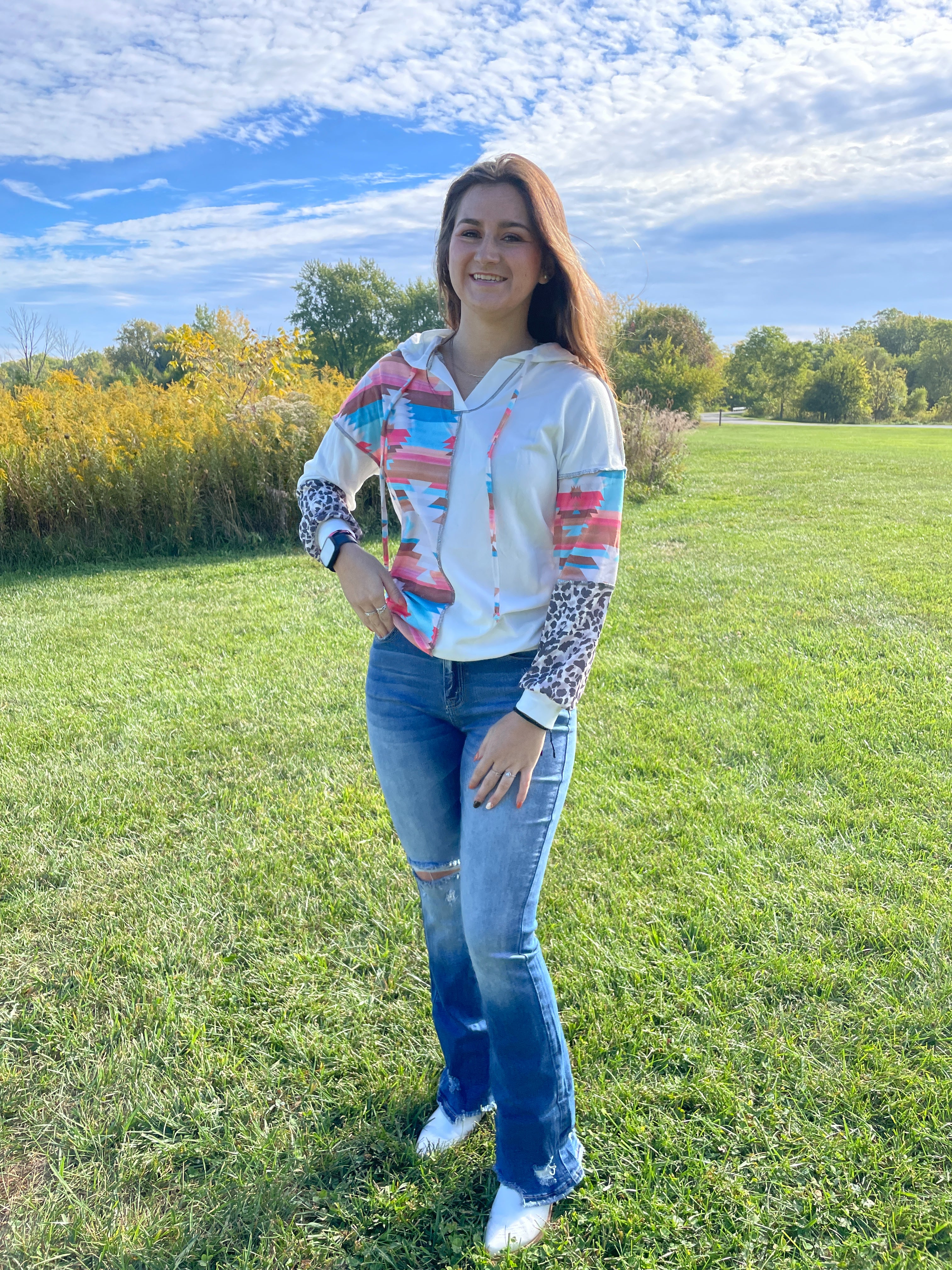 Aztec Leopard Long Sleeve