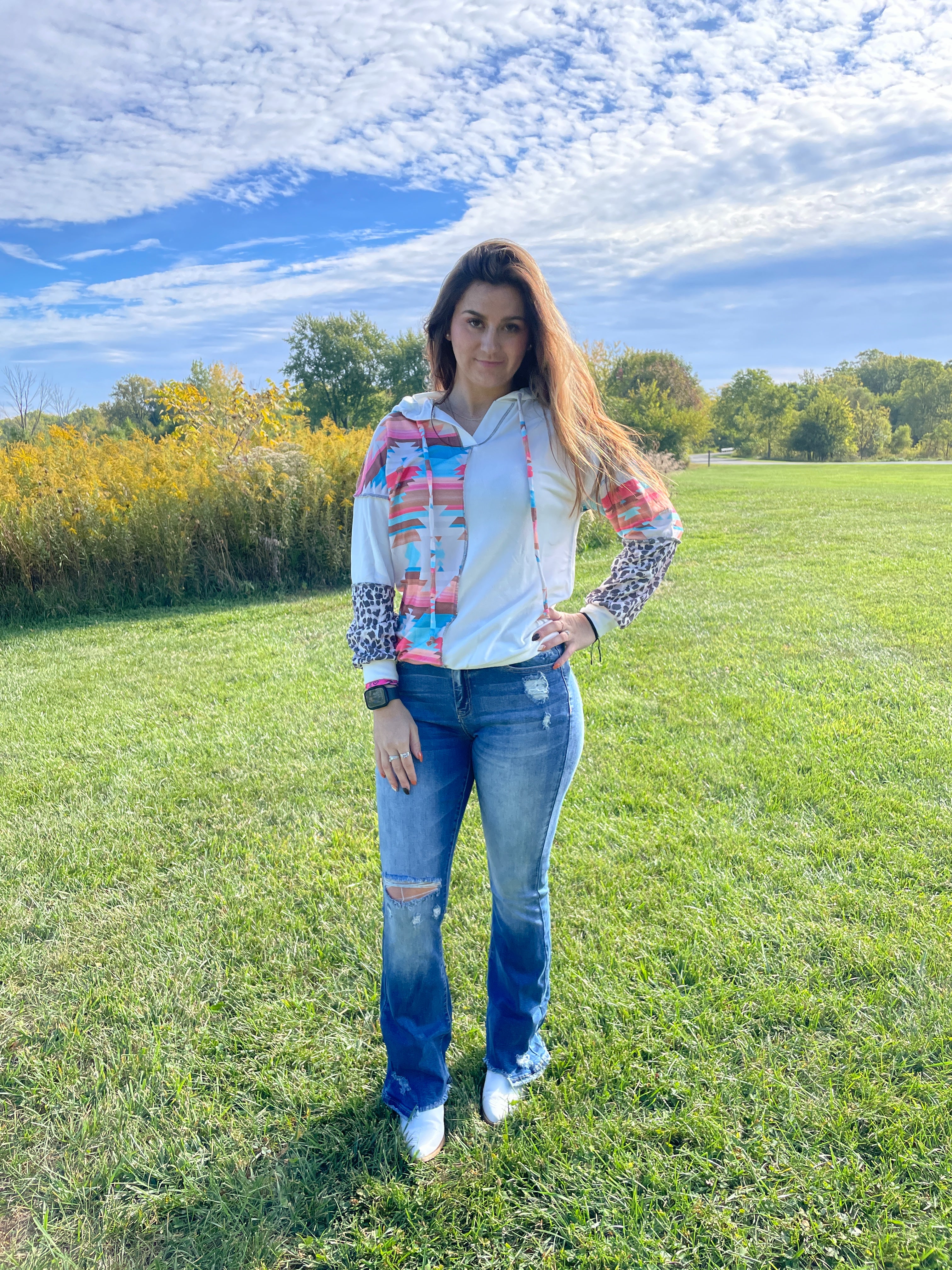 Aztec Leopard Long Sleeve